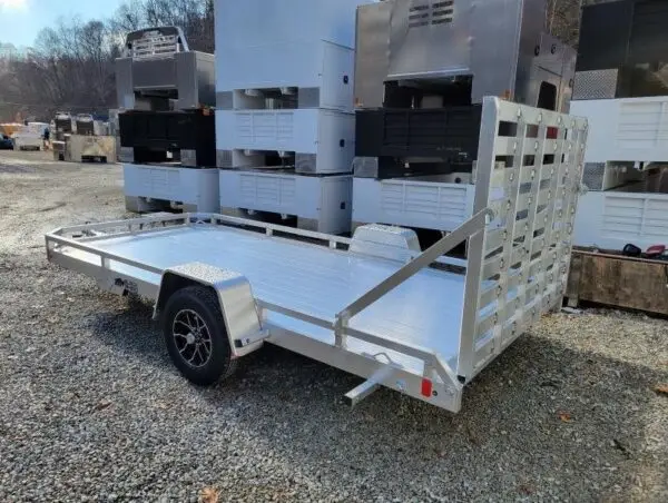 2025 Black Rhino 81"x14' Low Pro Aluminum Utility Trailer – Torsion Axle, Ramp Gate