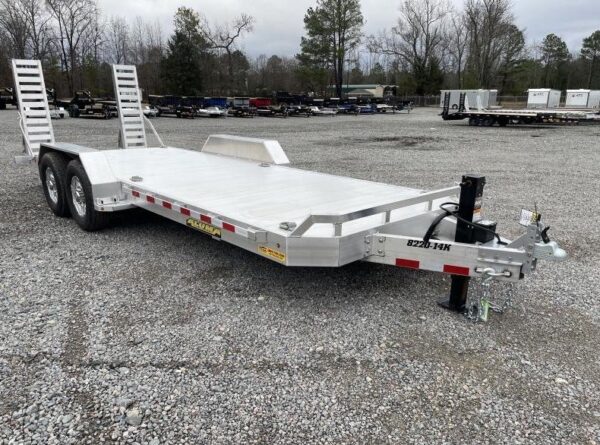 2024 ALUMA 8200 Super Heavy Tandem Axle Equipment Trailer – 7K Torsion Axles, 16' Ramps