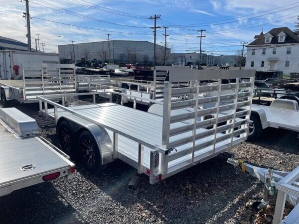 2024 Sport Haven AUT714TD 7x14 Aluminum Utility Trailer – Tandem Axle