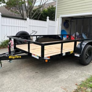 2025 Big Tex 60PI 77” x 12’ Tandem Axle Utility Trailer
