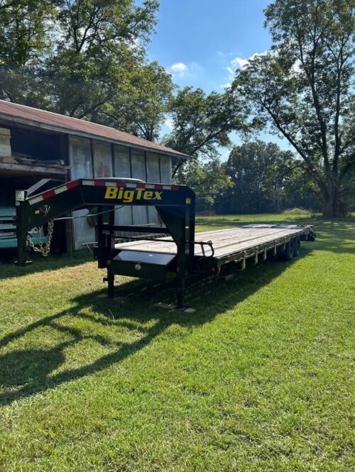 dual axle flatbed trailer