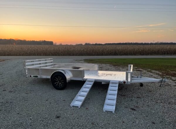 2023 Arrowhead 7x14 Aluminum Utility Trailer - Image 4
