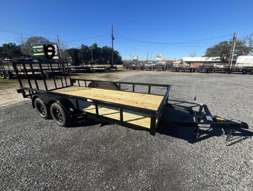 2025 Caliber 6.6’ x 16’ Utility Trailer  Tandem Axle - Image 3