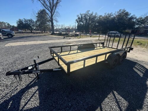 16 foot tandem axle utility trailer