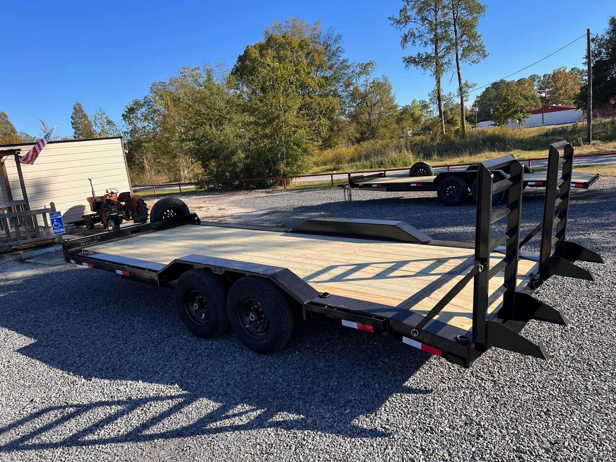 used 18 ft equipment trailer for sale