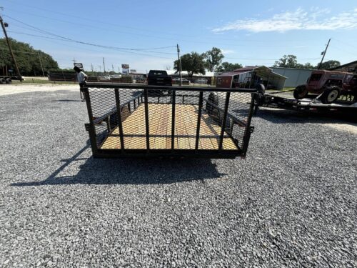 2024 Davidson 83x12 Utility Trailer  Black w/ White Pin Stripes - Image 7