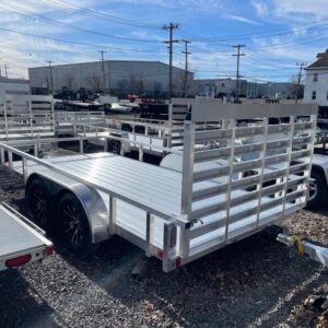 2024 Sport Haven AUT714TD 7×14 Deluxe Aluminum Utility Trailer
