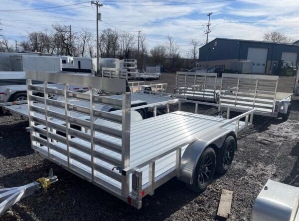 2024 Sport Haven AUT714TD 7x14 Deluxe Aluminum Utility Trailer