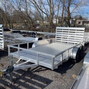 2024 Sport Haven AUT714TD 7×14 Deluxe Aluminum Utility Trailer