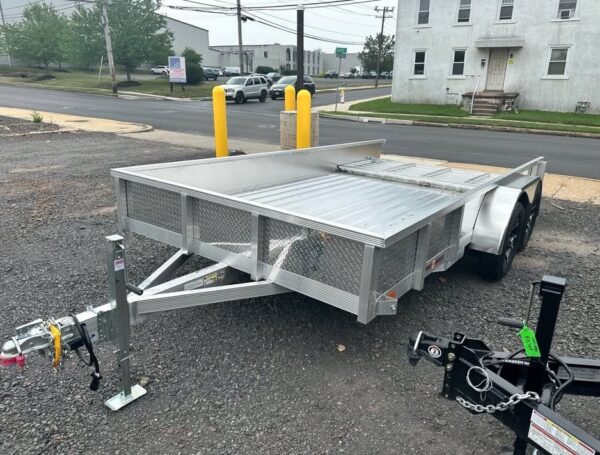 aluminum utility trailer tandem