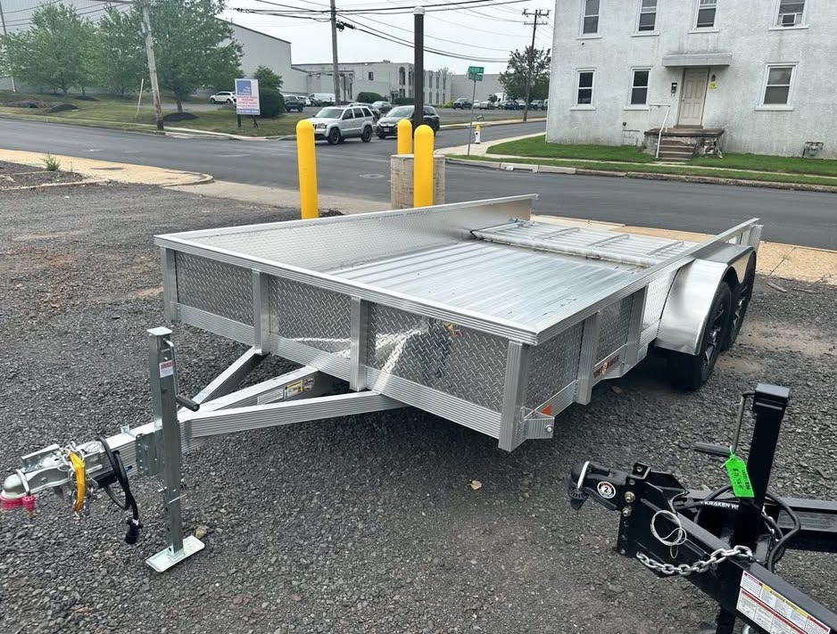 aluminum utility trailer tandem