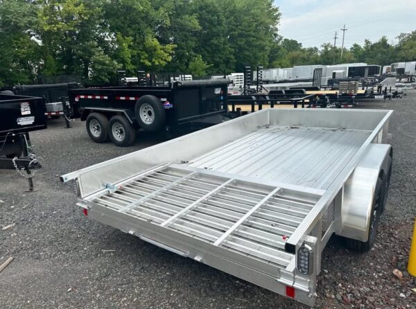 NEW Aluminum Utility Trailer Tandem Axle, 7K GVWR - Image 5