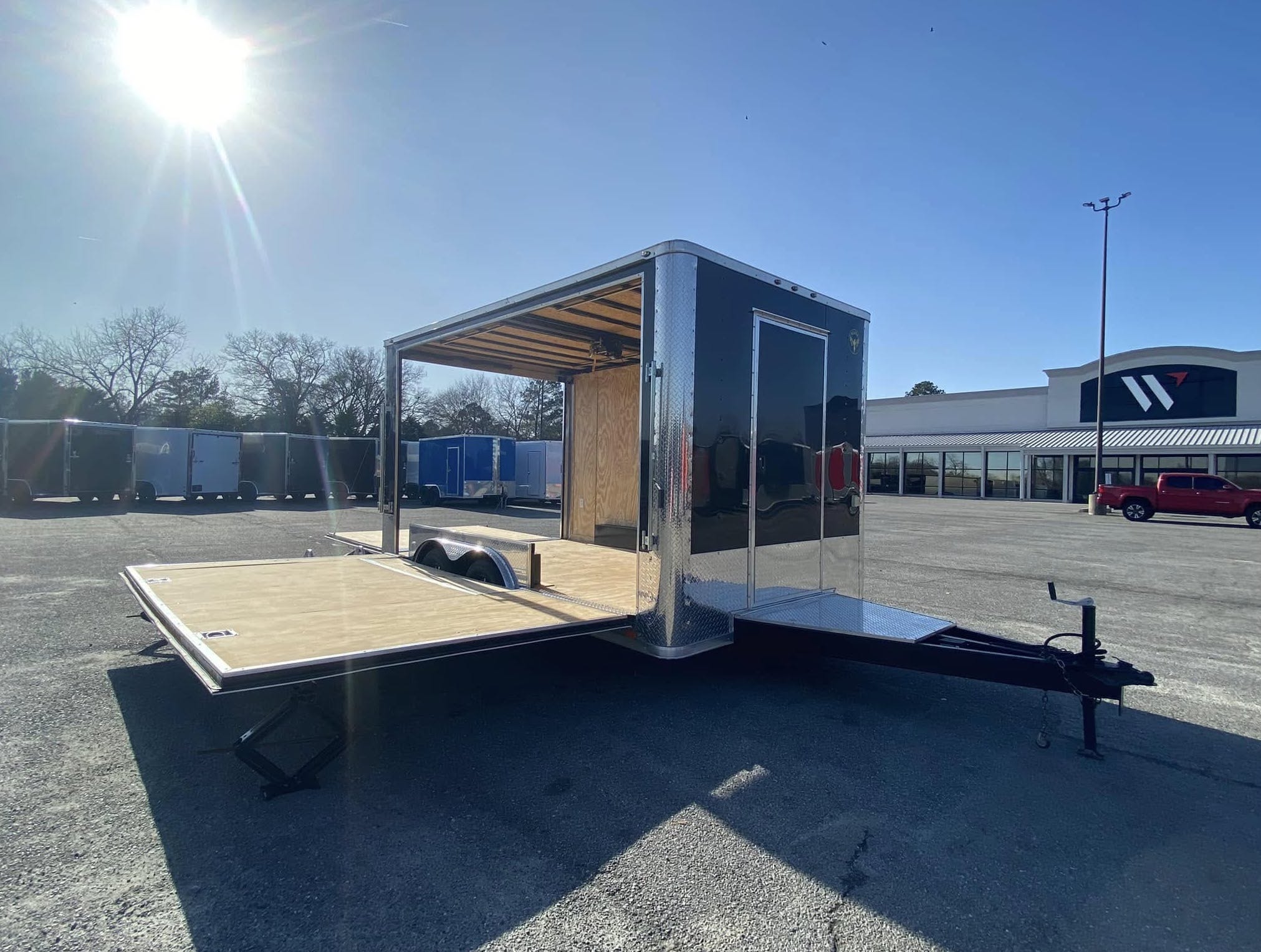 small mobile concert or event trailer