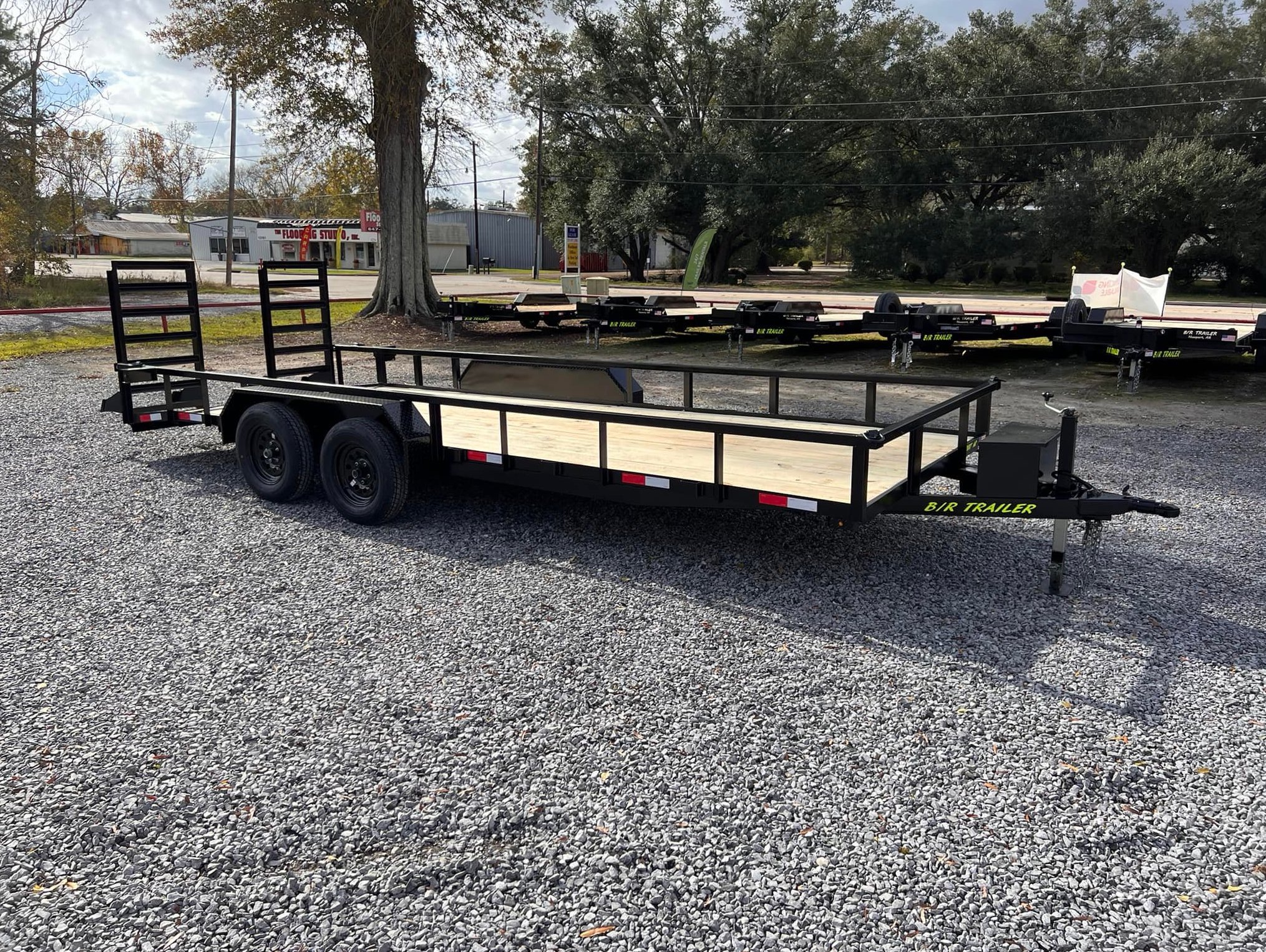 tandem axle 20 foot utility trailer