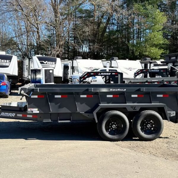 2025 Lamar 83″ x 14′ Low-Pro Dump Trailer (14K GVWR)