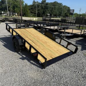 2025 Premier 6×12 Utility Trailer  Pipe Top