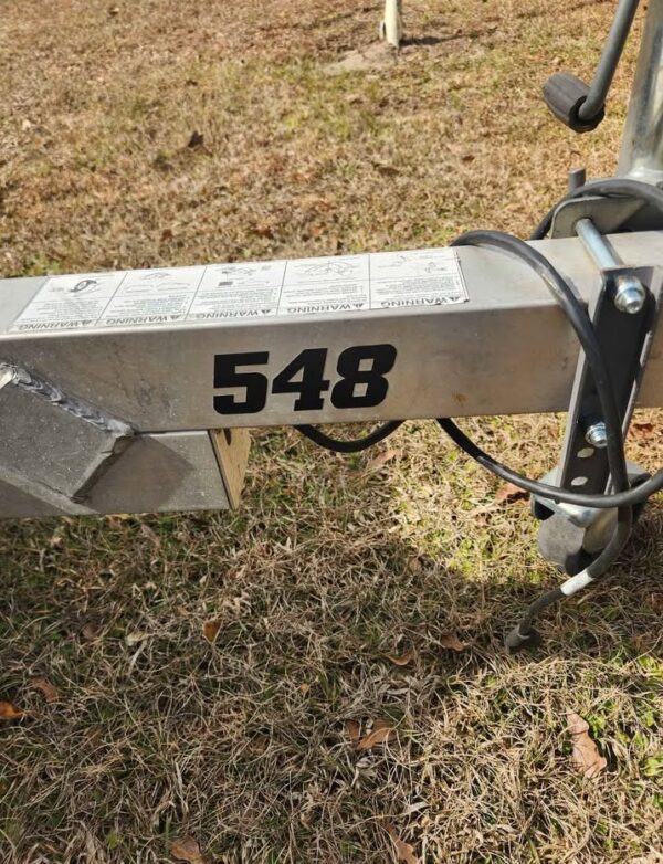 2019 Aluma 8' x 54" Aluminum Utility Trailer – Ramp Gate, 1650 lb Payload, LED Lights