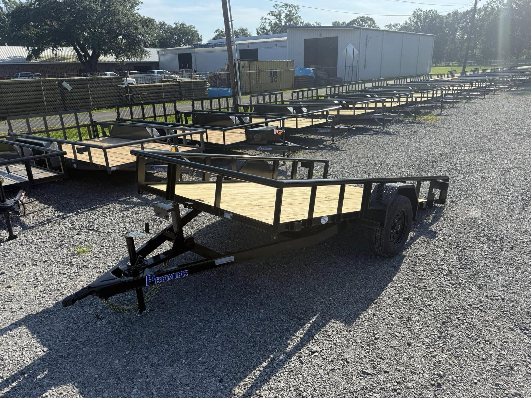 single axle 6x12 utility trailer