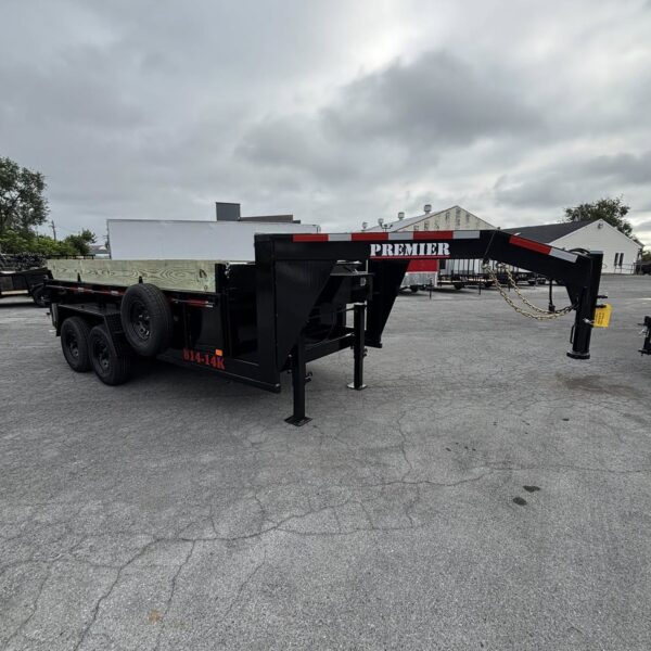 2025 Premier LEHDT 814-14K Low Profile Gooseneck Dump Trailer