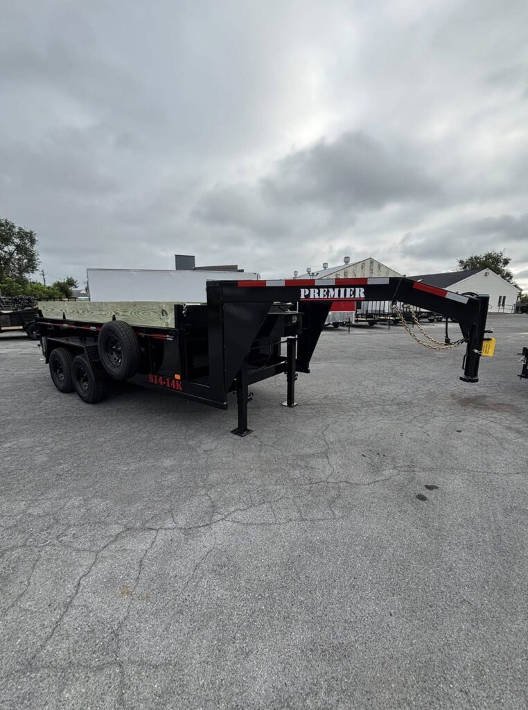 2025 Premier LEHDT 814-14K Low Profile Gooseneck Dump Trailer - Image 2
