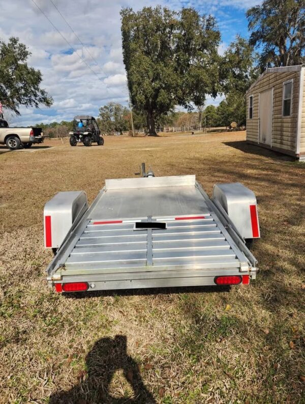 2019 Aluma 8' x 54" Aluminum Utility Trailer – Ramp Gate, 1650 lb Payload, LED Lights