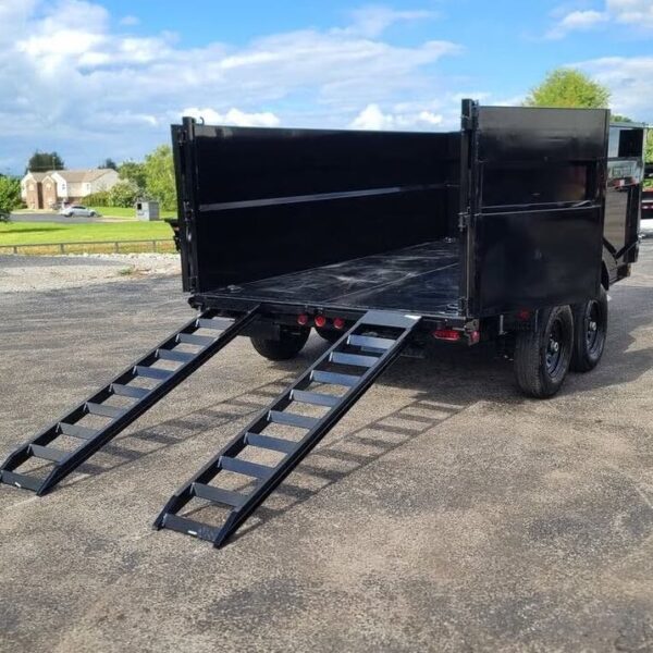 2024 IronBull DTB8314072 7′ x 14′ High Side Dump Trailer