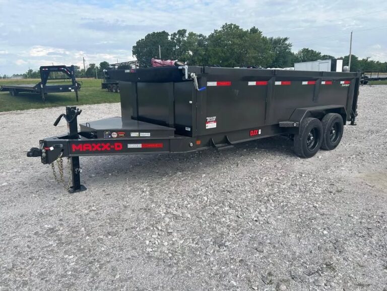 MAXX D tandem axle dump trailer 16 ft