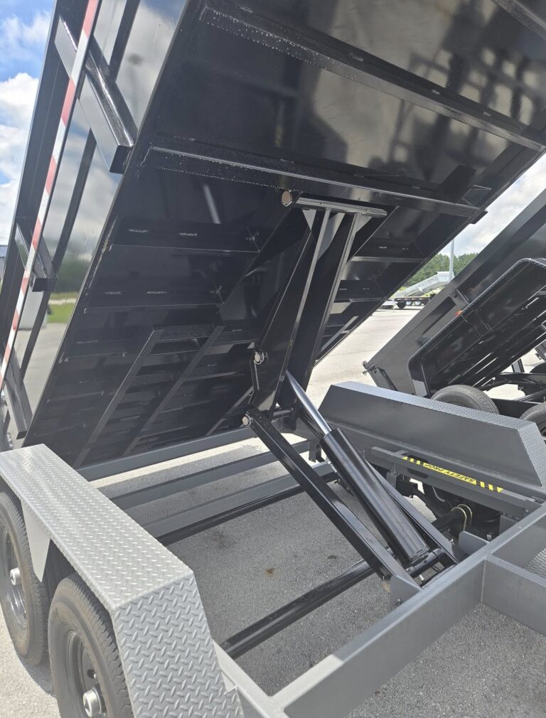 2025 BWISE 7x16 Low Profile Dump Trailer - Image 3