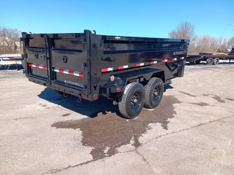 2024 IronBull DTB8314072 7' x 14' High Side Dump Trailer - Image 7