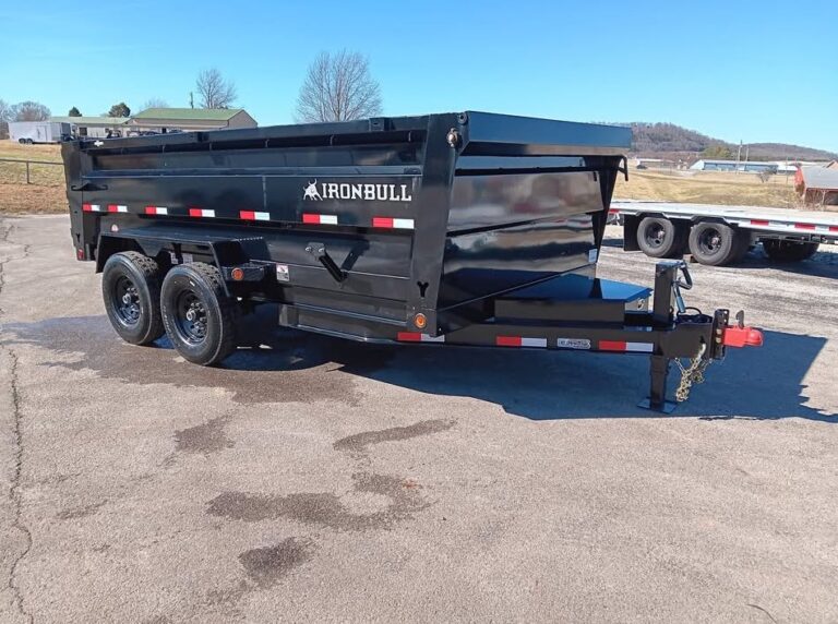 2024 IronBull DTB8314072 7' x 14' High Side Dump Trailer - Image 9