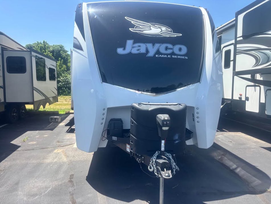 bunkhouse travel trailer with outdoor kitchen