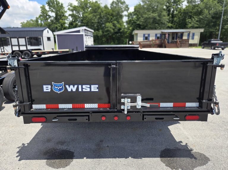 2025 BWISE 7x16 Low Profile Dump Trailer - Image 11