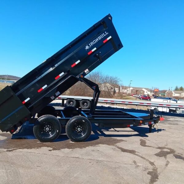 2024 IronBull DTB8314072 7′ x 14′ High Side Dump Trailer
