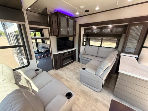 2022 Grand Design Momentum 395MS Toy Hauler - Image 2