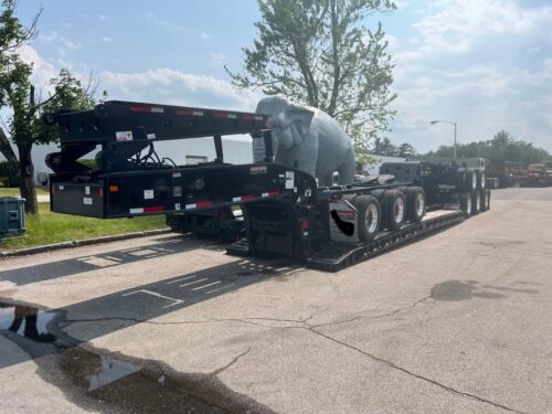 80 ton dropside lowbed trailer