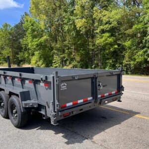 New 7’x16′ x 24″ 14K Telescopic Dump Trailer