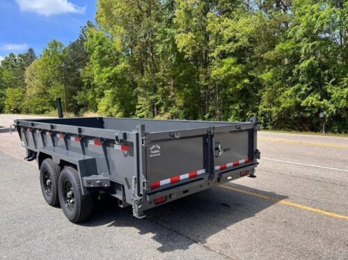 New 7'x16' x 24" 14K Telescopic Dump Trailer - Image 2