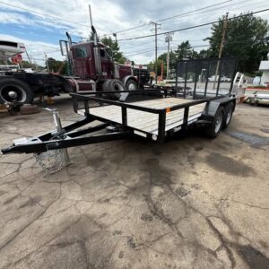 2024 Sure Trac 7×12 Tube Top Landscape Trailer