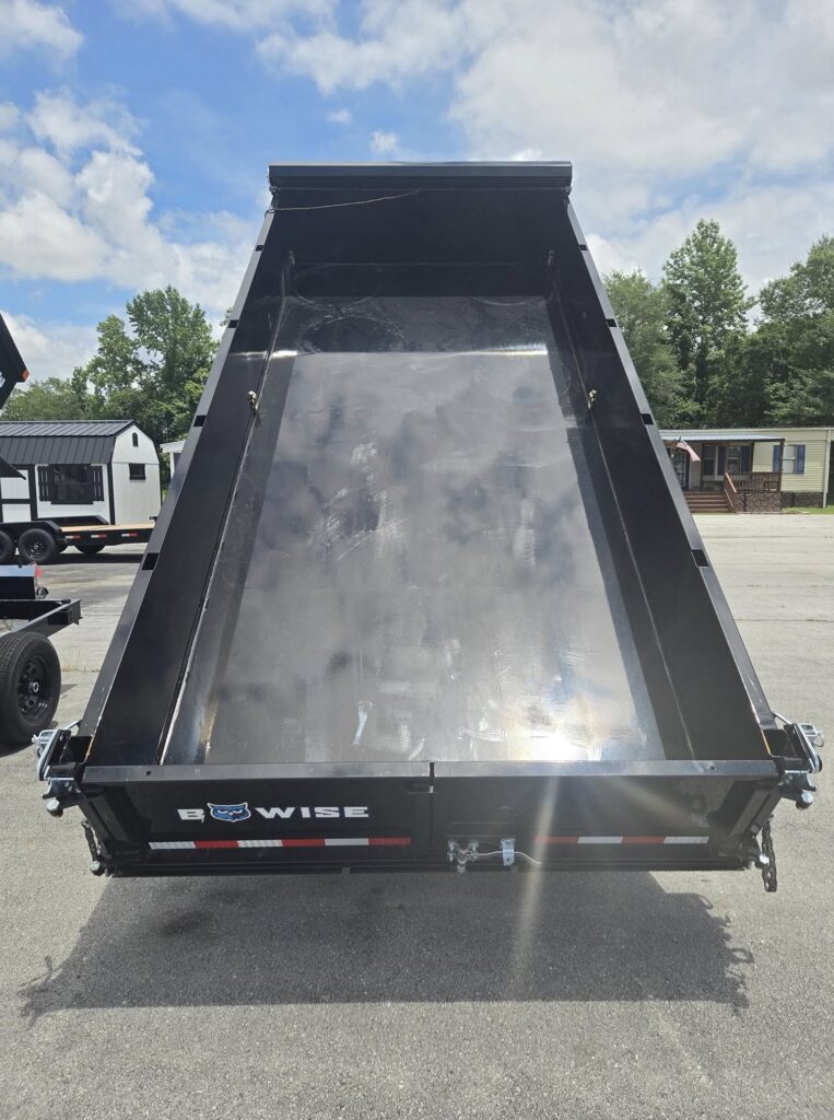 2025 BWISE 7x16 Low Profile Dump Trailer - Image 15