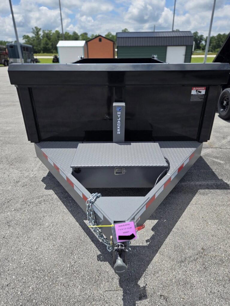 2025 BWISE 7x16 Low Profile Dump Trailer - Image 17