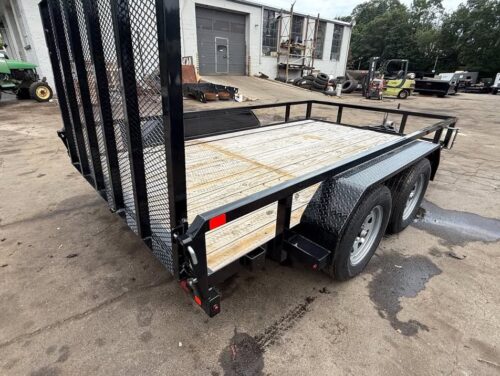 2024 Sure Trac 7x12 Tube Top Landscape Trailer - Image 4