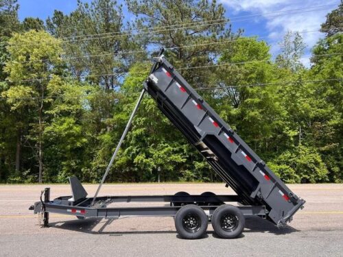New 7'x16' x 24" 14K Telescopic Dump Trailer - Image 5