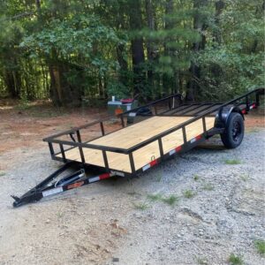 2025 Down2Earth 76” x 12’ Utility Trailer