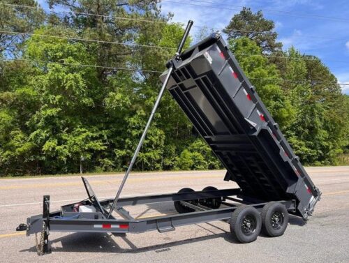 New 7'x16' x 24" 14K Telescopic Dump Trailer - Image 7