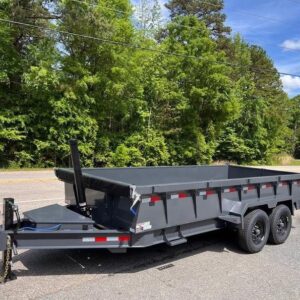 New 7’x16′ x 24″ 14K Telescopic Dump Trailer