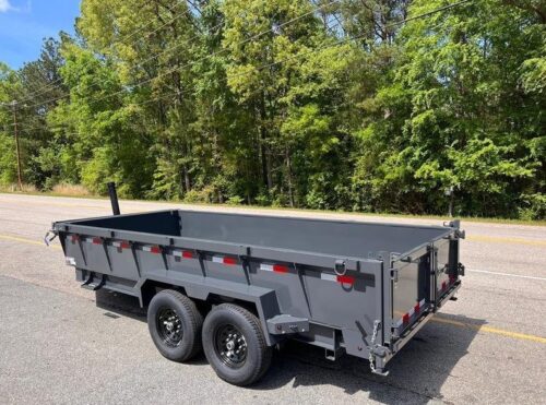 New 7'x16' x 24" 14K Telescopic Dump Trailer - Image 9
