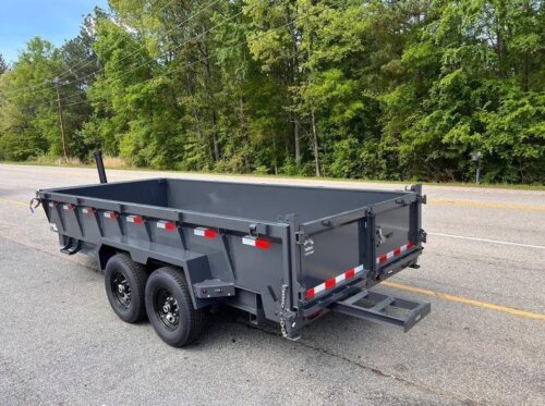 New 7'x16' x 24" 14K Telescopic Dump Trailer - Image 10